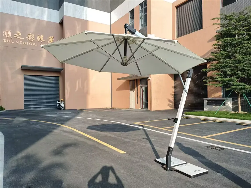 Aluminum Outdoor Automatic Umbrella